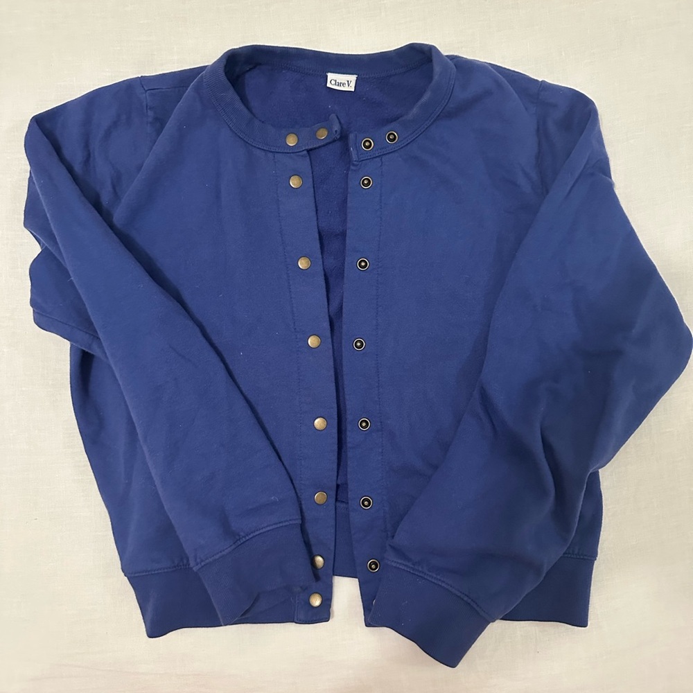 Clare V. Cobalt Le Snap (Size M)